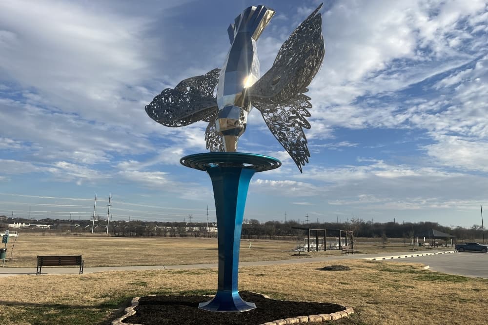 New 23-foot sculpture now open to the public at Alliance Park