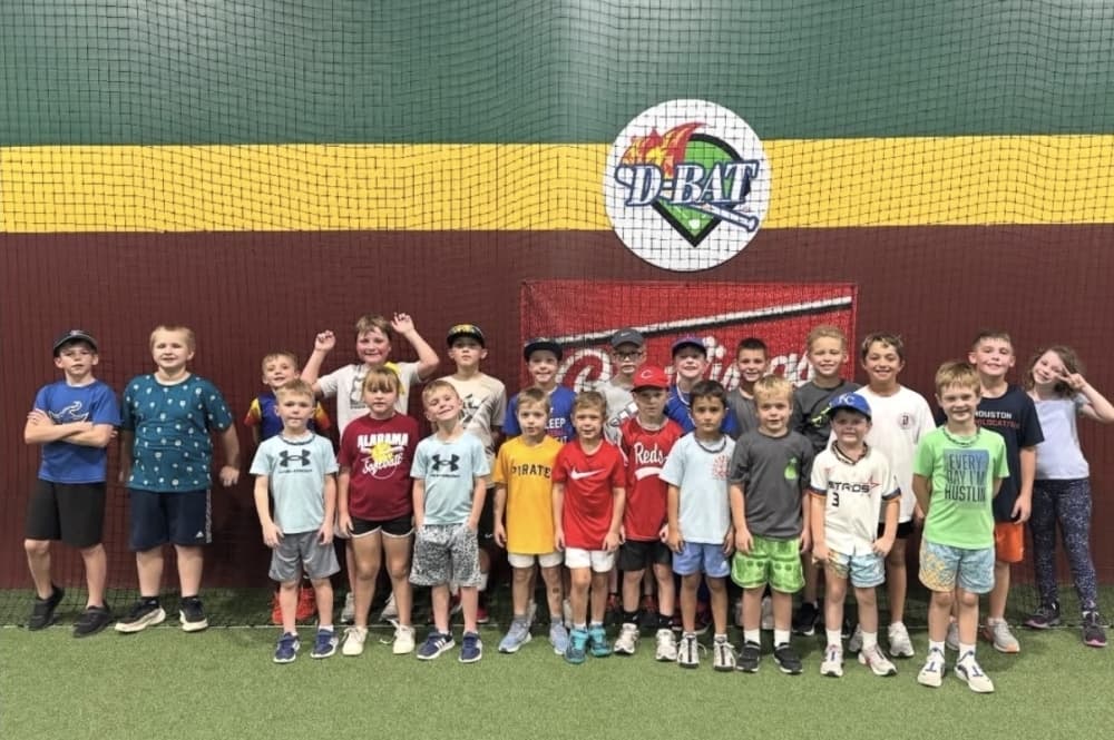The baseball and softball training facility will host summer camps for both sports from 9 a.m.-2 p.m. Monday-Friday. (Courtesy D-BAT) 