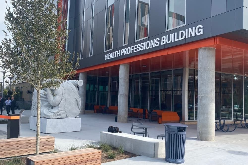 The $65 million, 81,000-square-foot facility has been in early development since 2023. (Cole Gee/Community Impact)