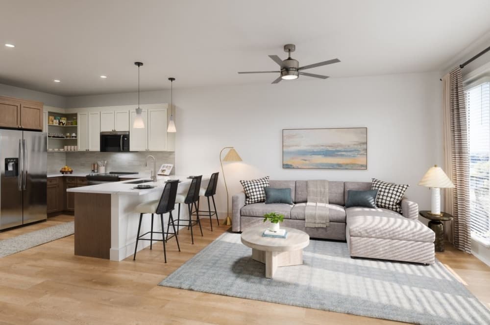 Asher College Station living room