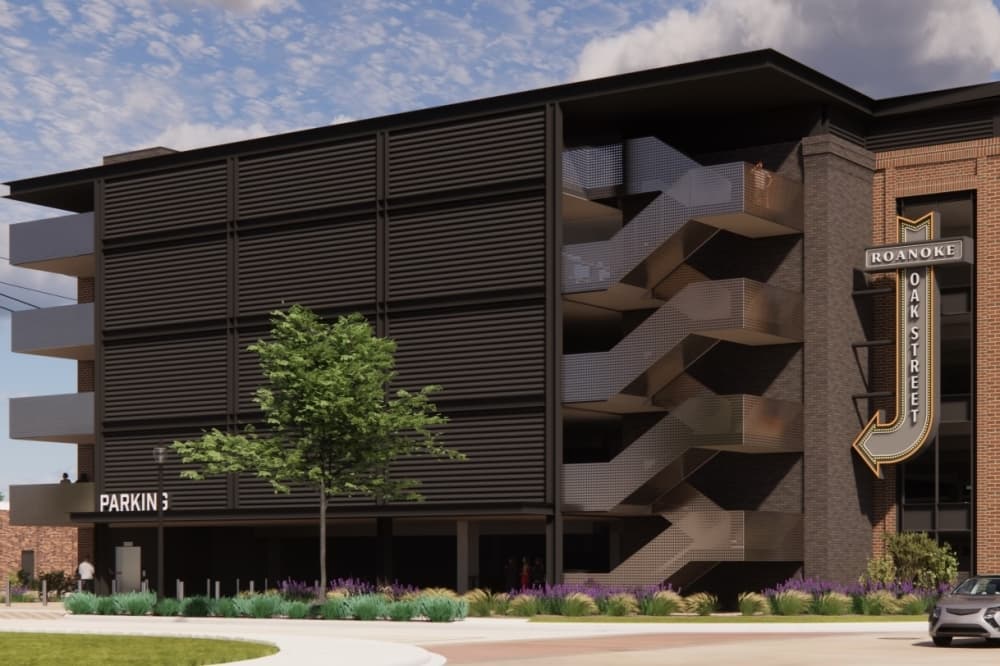 Construction on Roanoke parking garage to begin, bring 430 parking spaces to Oak Street