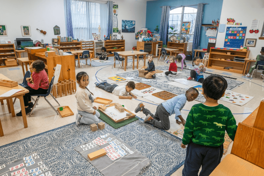 Students in the classroom