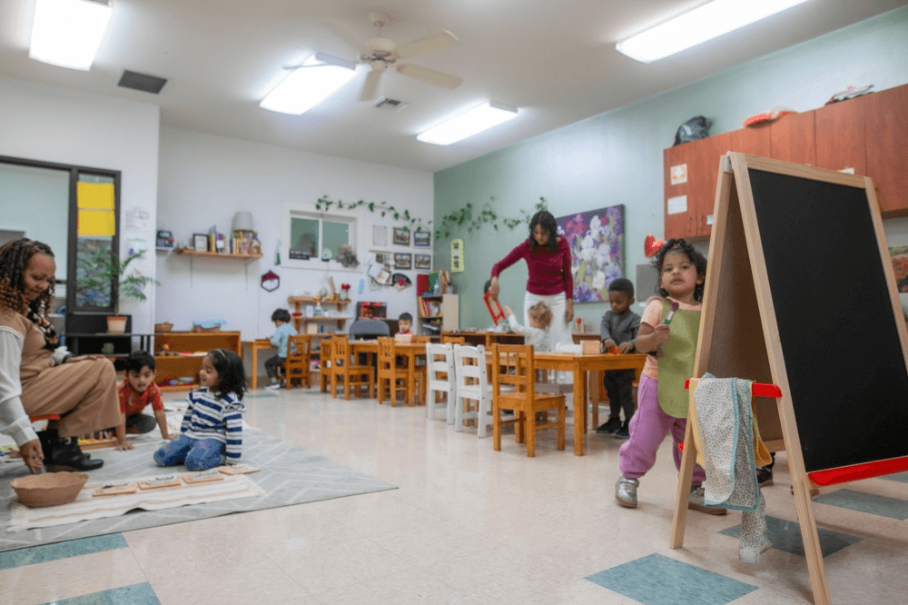 Students in the classroom