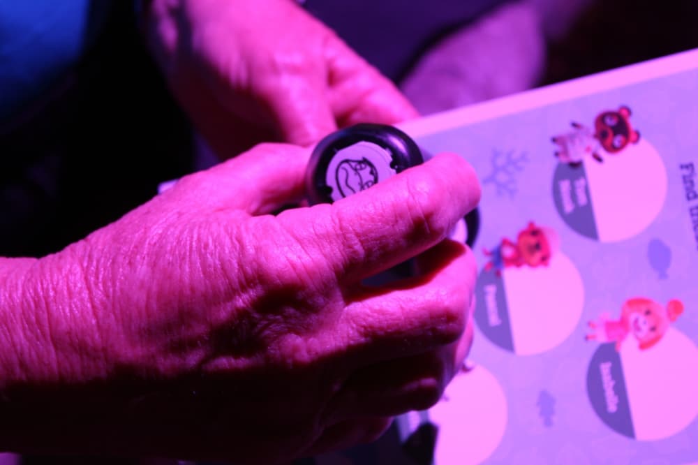 Visitors can receive Animal Crossing-themed stamps at SeaLife Grapevine stations. (Patricia Ortiz/Community Impact)