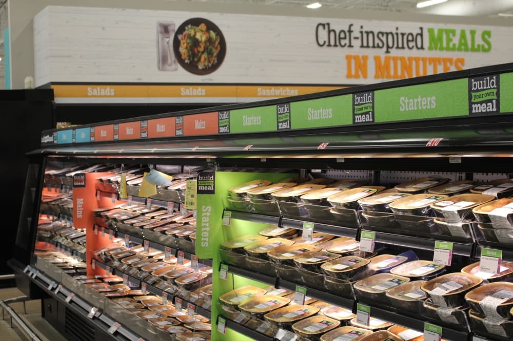 The HEB Meal Simple section
