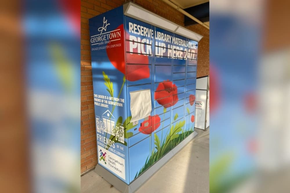 Georgetown Public Library launches reservation lockers at the Carver Center