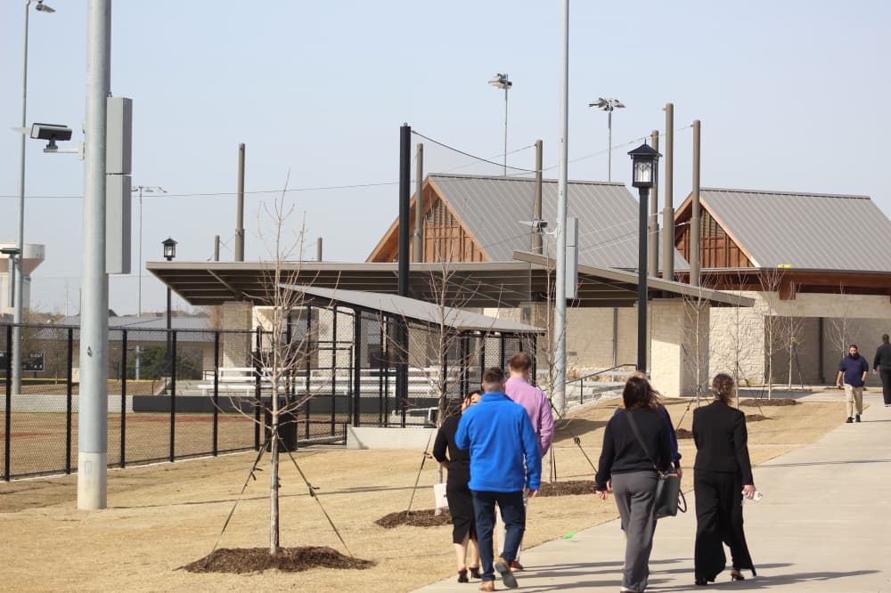 Raymond Community Park is located at 2101 E. First St. in Prosper. (Jacquelyn Burrer/Community Impact)