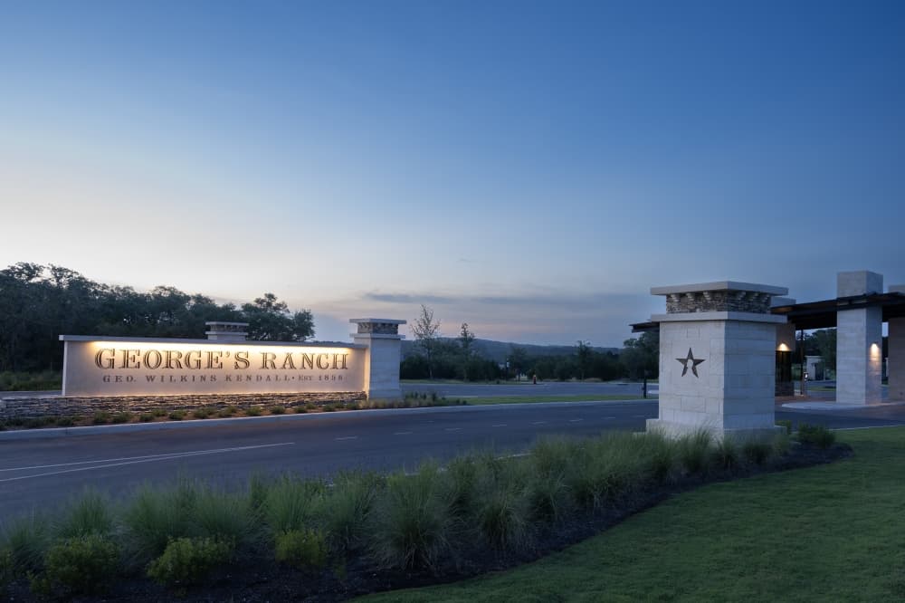 George's Ranch entryway