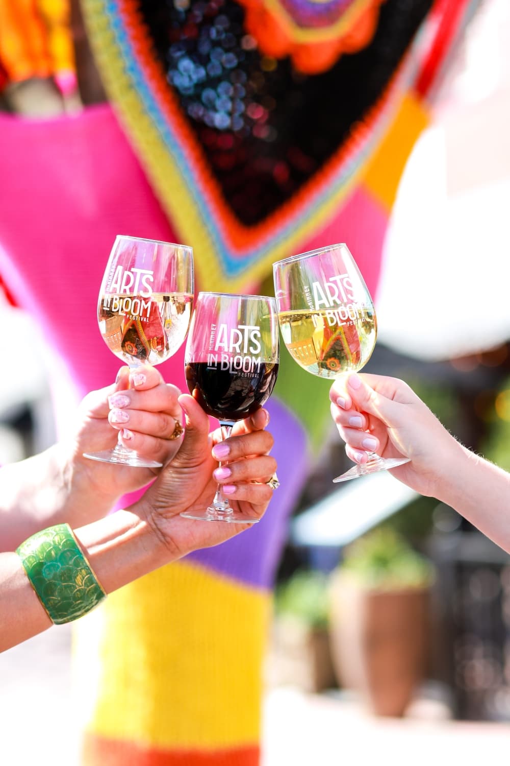 three glasses of wine