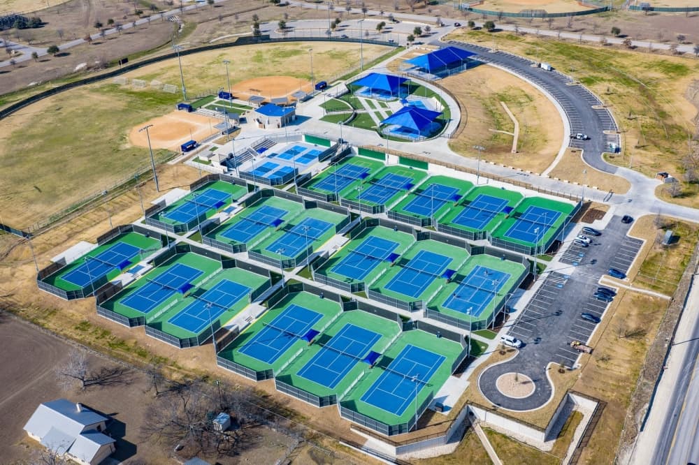 New tennis courts open at Old Settlers Park