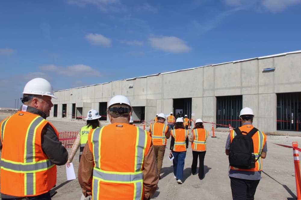 GALLERY: McKinney, Avelo Airlines officials tour commercial terminal under construction