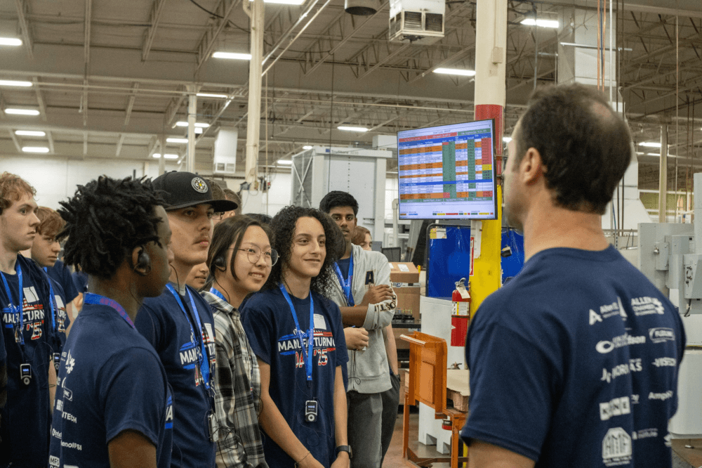 Students at Manufacturing Day
