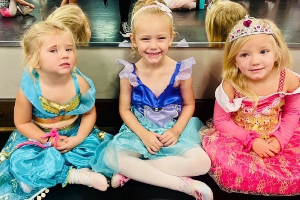 girls at Little Mermaid Dance Camp 