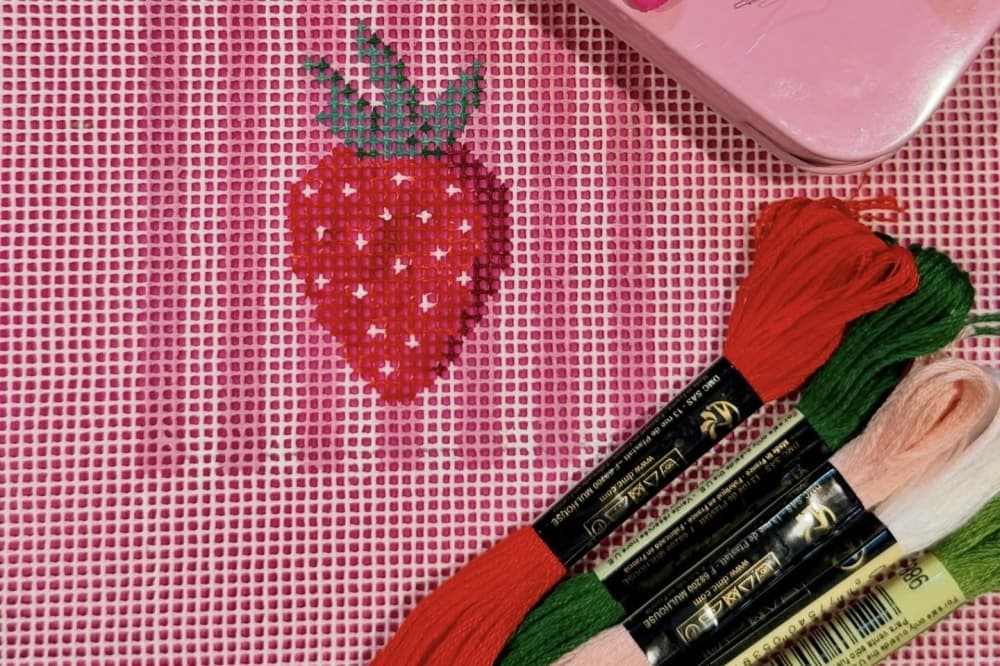 Studio owner Jacinda Boneau previously hosted a needlepoint class at Elm Street Studio. (Courtesy Jacinda Studio)