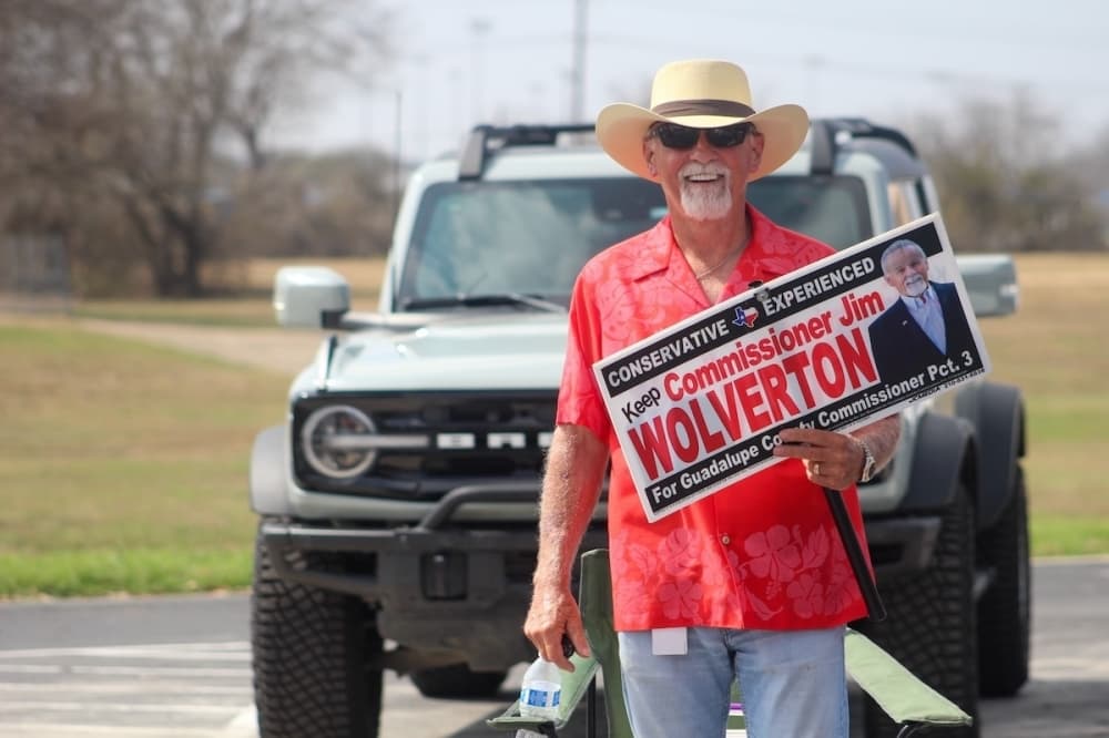 Jim Wolverton wins Guadalupe County commissioner Precinct 3 primary election