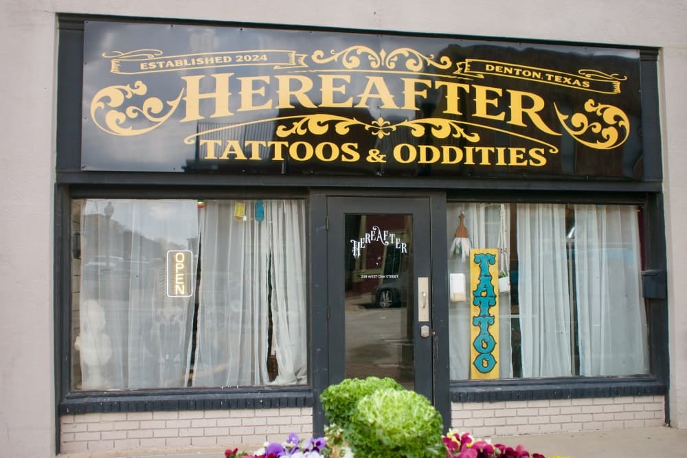 HereAfter opened at its new location at the beginning of March on the Denton square. (Adam Doe/Community Impact)