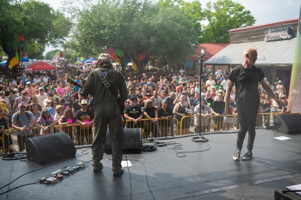 Band on stage
