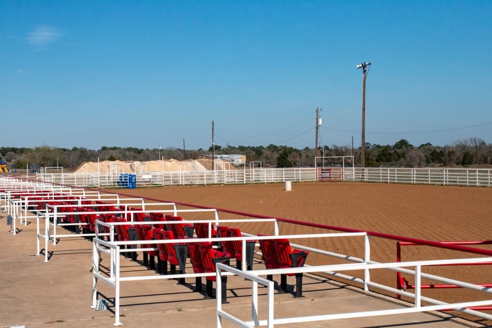 Mayfest Park Rodeo Arena in Bastrop positioned for bleacher upgrades