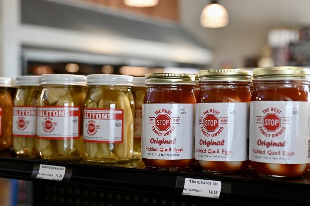 The Cajun market sells a variety of products made and distributed from the original location in Scott, Louisiana. (Roo Moody/Community Impact)