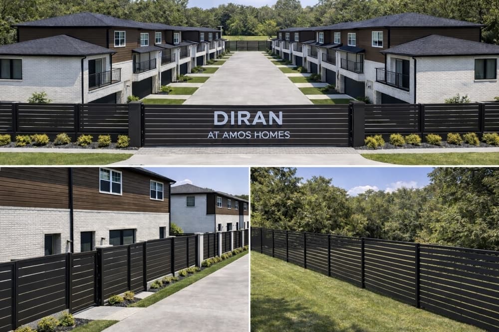The new housing project will be located inside a gated community. (Rendering courtesy Diran at Amos Homes)