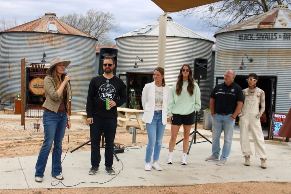 Group of people talking