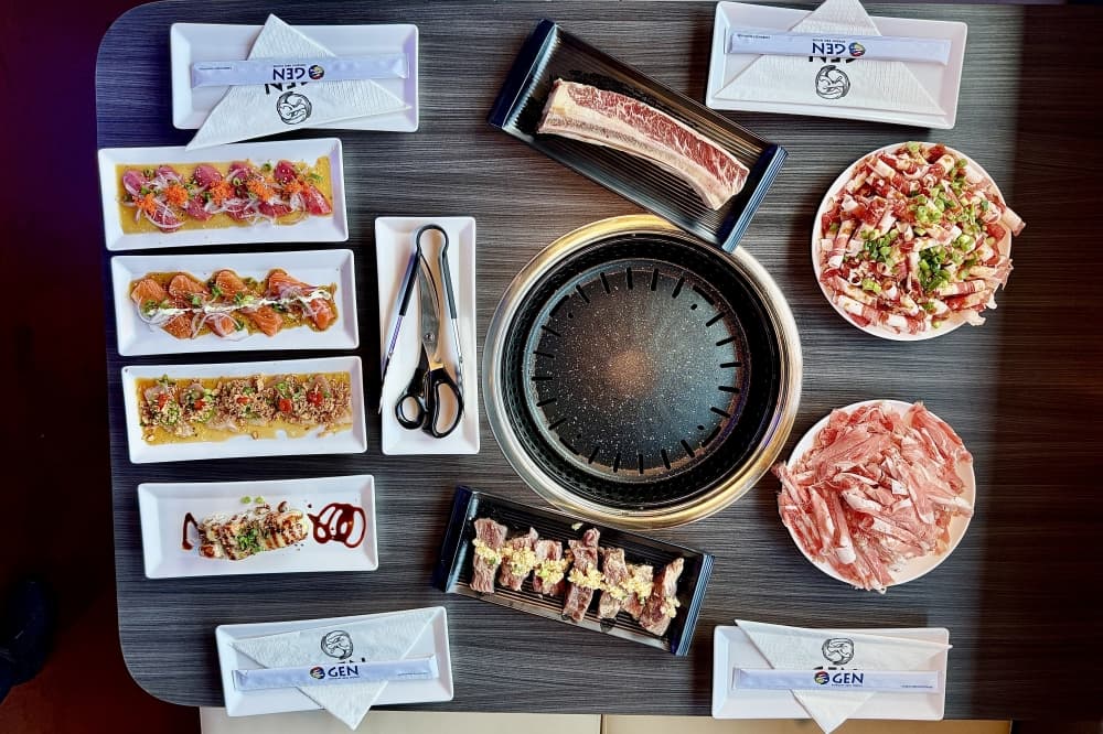 Gen Korean BBQ House will have specials for the first guests during the restaurant's grand opening in Denton on March 14. (Valena Spradley/Community Impact)