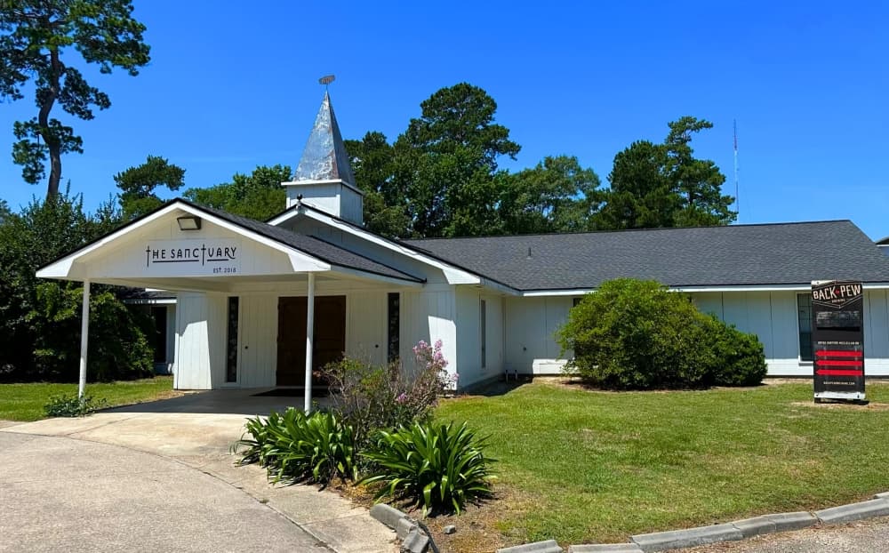 Back Pew Brewing's taproom—dubbed "The Sanctuary"—is located at 26452 Sorters McClellan Road, Porter. (Courtesy Back Pew Brewing)