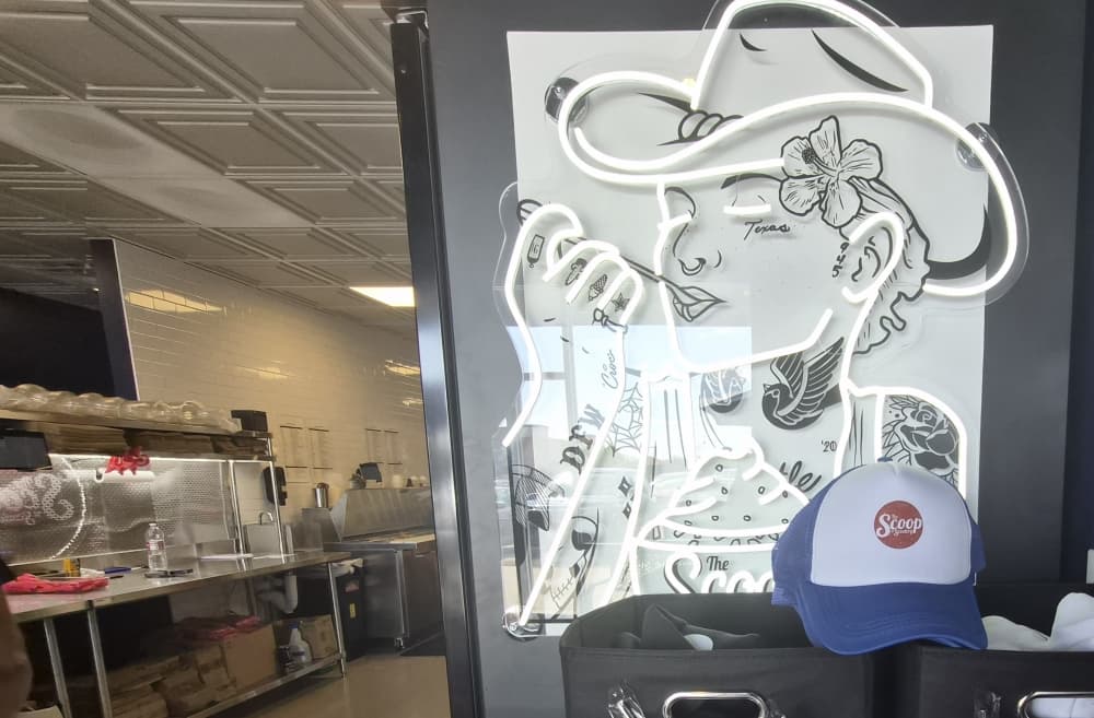 The Fort Worth location for The Scoop N Scootery is the first location away from the East Coast. (Patricia Ortiz/Community Impact)