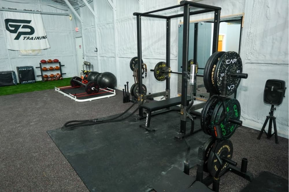 “Our culture is built on accountability, leadership, and doing things the right way. We want athletes to leave here not only performing better, but carrying themselves better—at school, at home, and in their future,” Pemelton said.  (Courtesy GP Training)