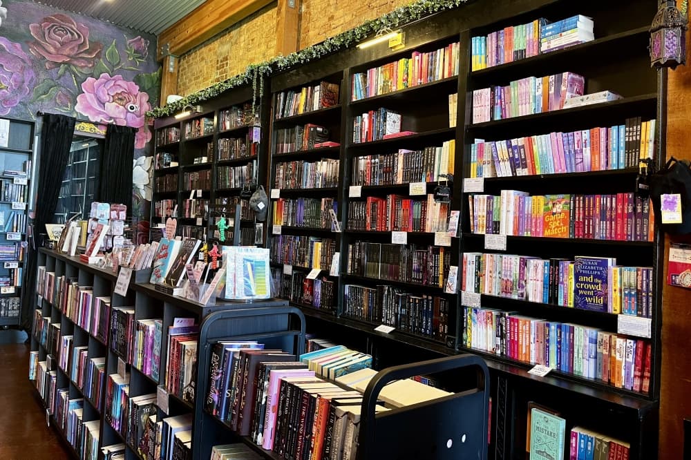 Other offerings at The Plot Twist include romance-based sci-fi novels, Christian novels, Western novels and romance books written in spanish. (Gabby Bailey/Community Impact)