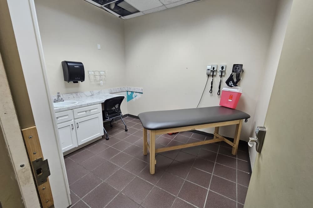 Medical rooms are on-site to help individuals who may need assistance. (Ariel Worthy/Community Impact)