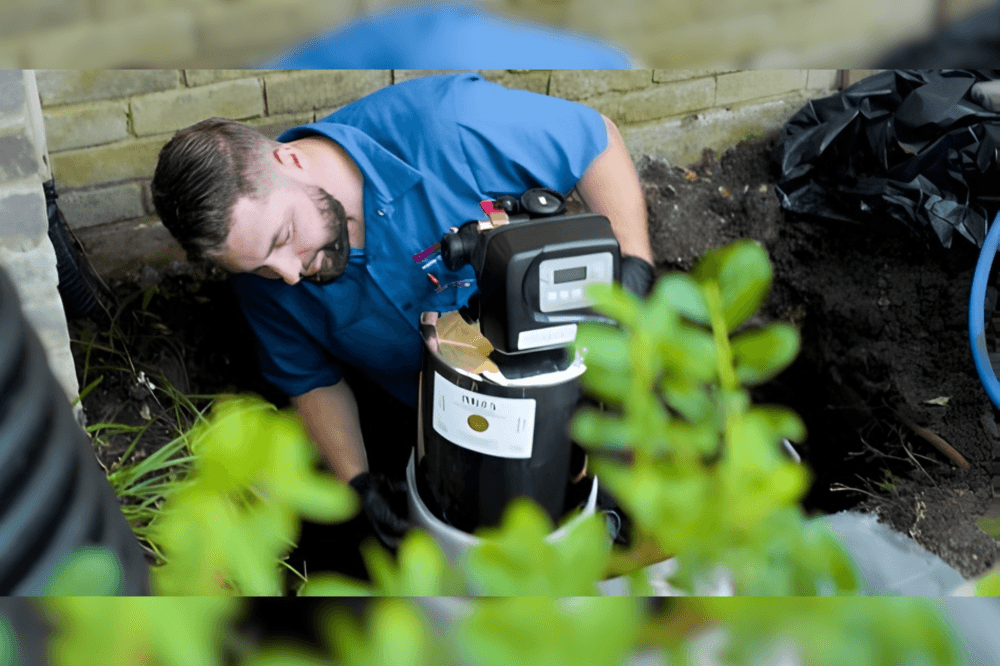 rescue air and plumbing employee fixing system