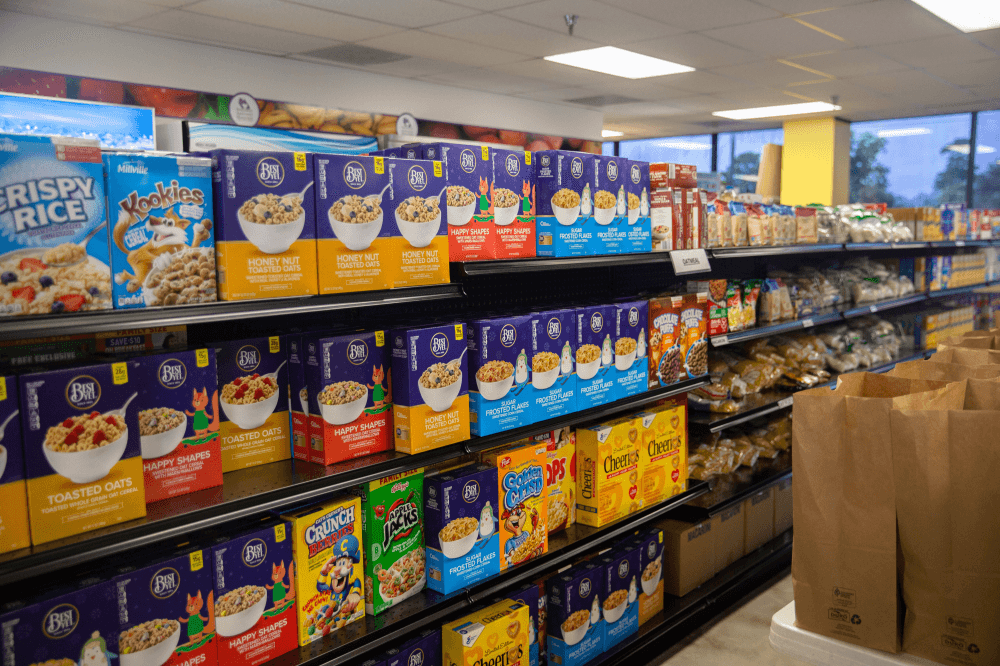 NAM's food pantry