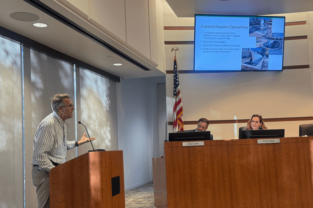 The Woodlands Township votes to approve new proposal to update Waterway Square Fountains