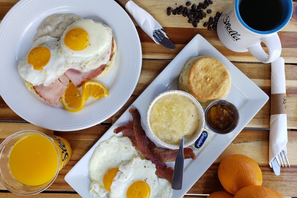 The business sources local ingredients for its products and food. (Courtesy Stella Southern Cafe)