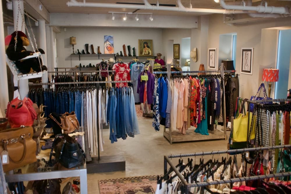 The shop sources its merchandise from estate sales and thrift shops in the area. (Adam Doe/Community Impact)
