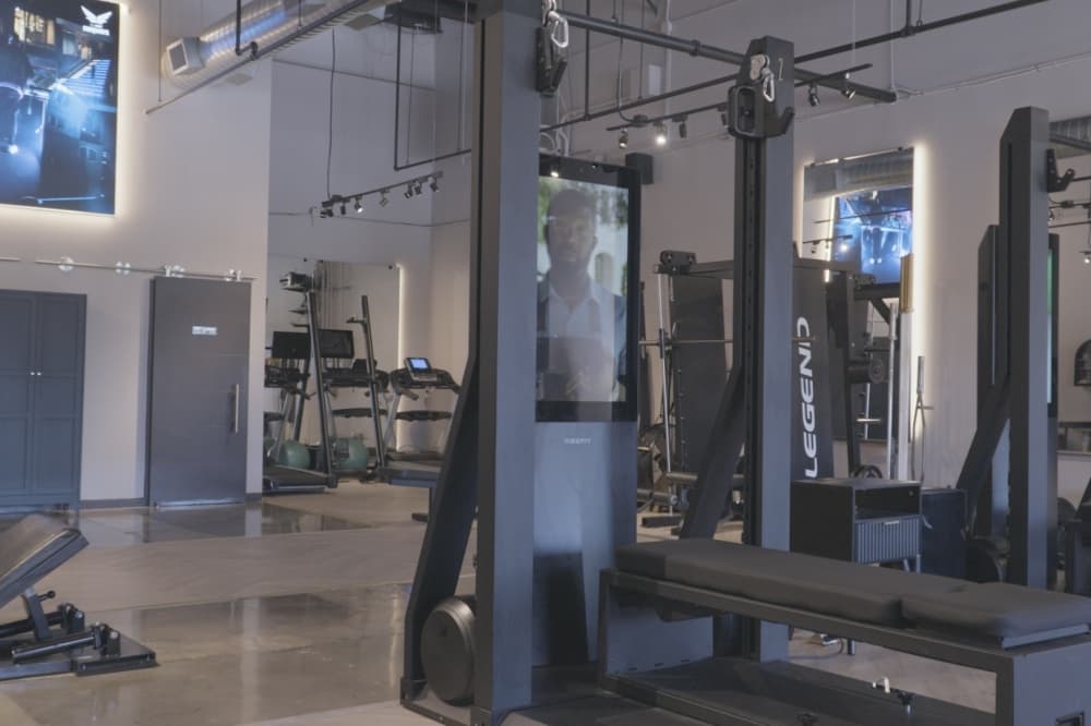 The training center offers free weights, including dumbbells and barbells, along with strength machines. (Courtesy ZERO Training Center)