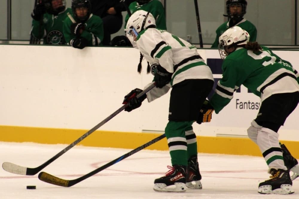 hockey players on ice