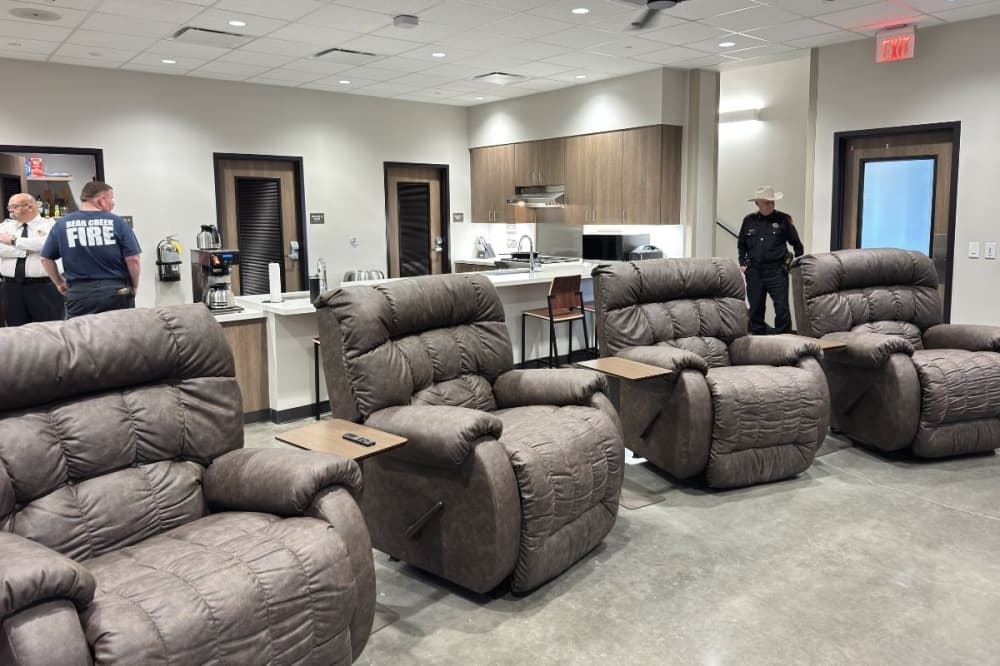 Staff said seven to 11 people are expected to be at the facility daily under normal operations, with more on-site during academy training. (Nichaela Shaheen/Community Impact)