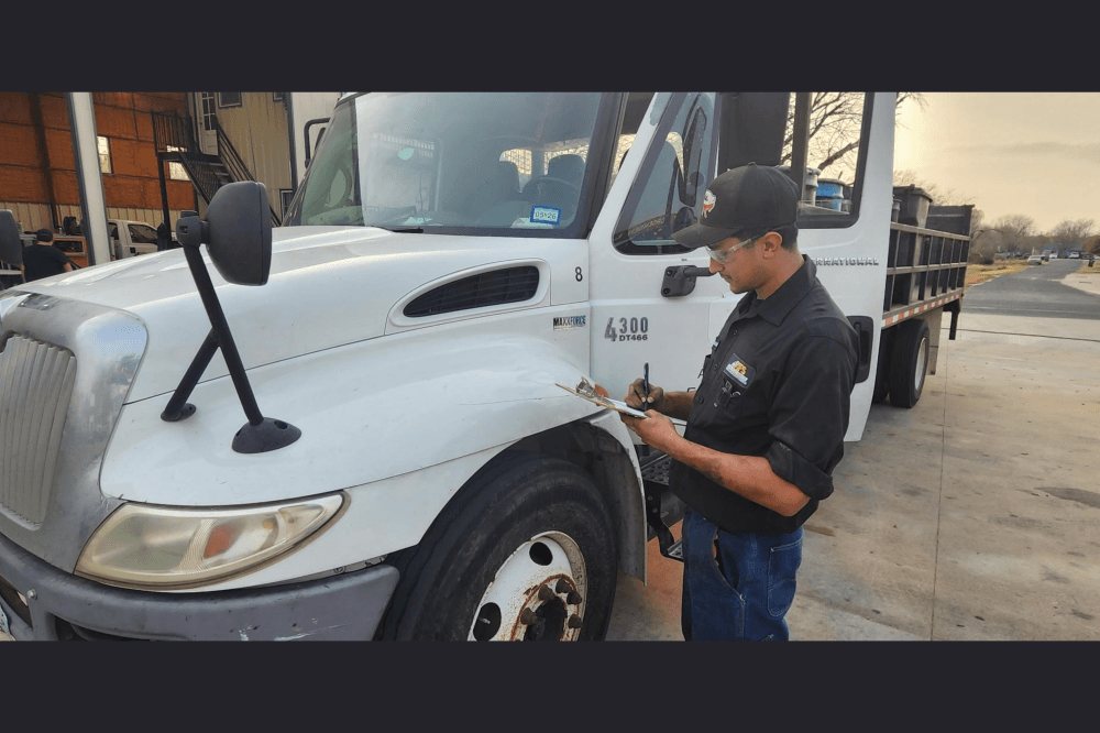 San Antonio mechanic working on fleet