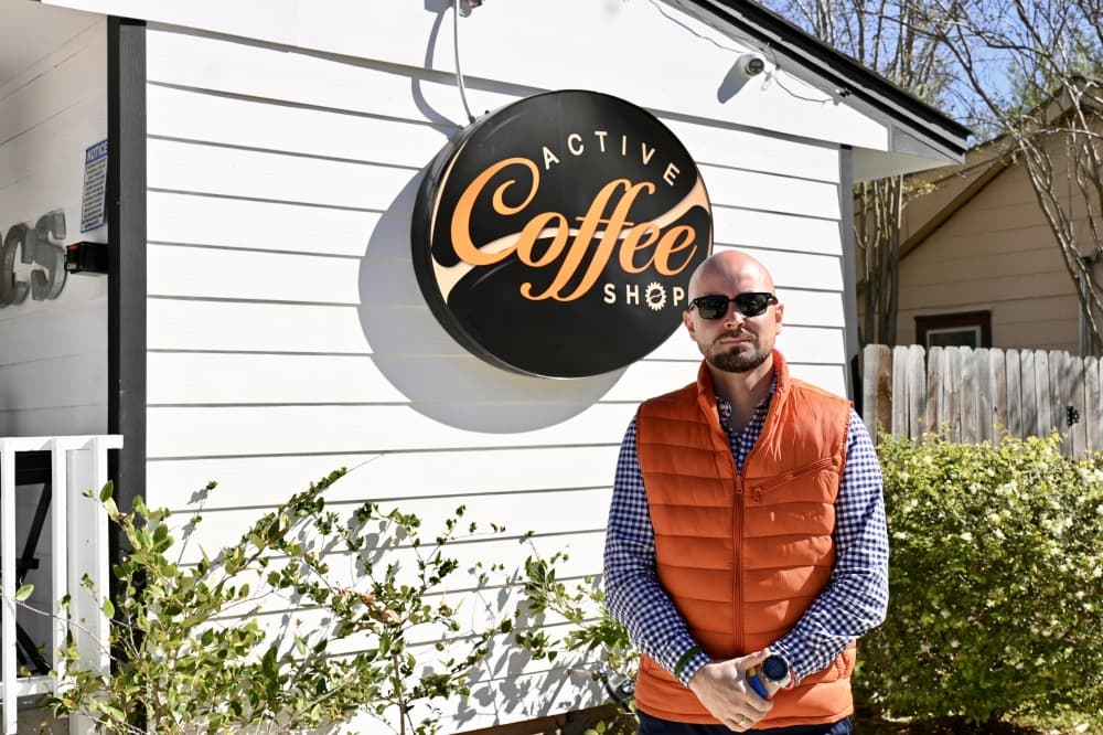 Christian and Sofi Reyes opened Active Coffee Shop in January 2025. (Roo Moody/Community Impact)