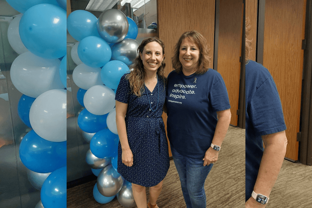 Child Abuse Awareness Month event in Galveston County raising awareness for child abuse prevention and CASA volunteer advocacy