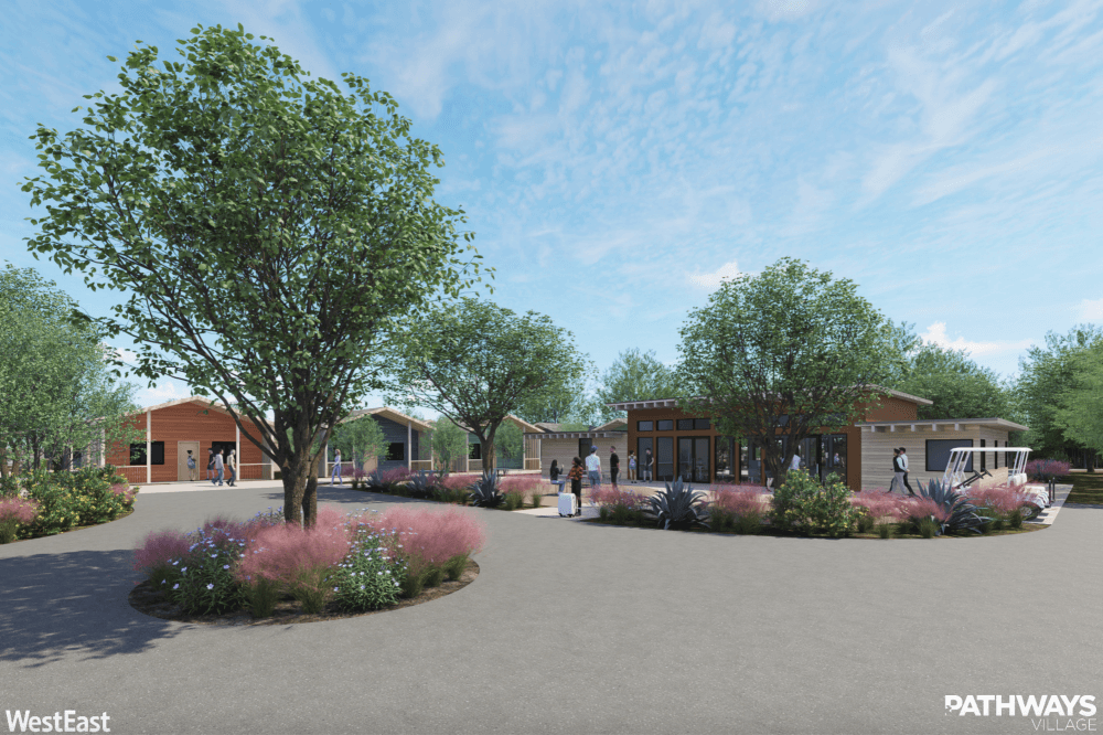 Rendering for future 52-unit housing community