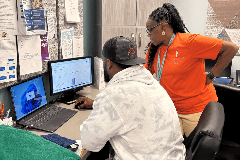 employee with client