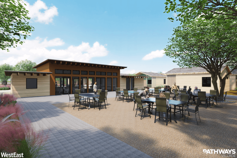 Rendering for future 52-unit housing community