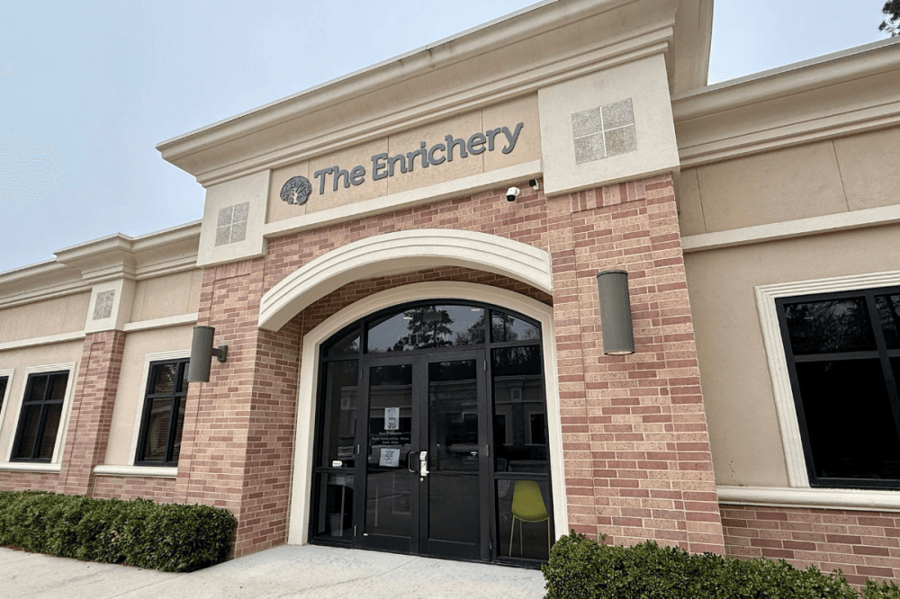 An outside view of The Enrichery