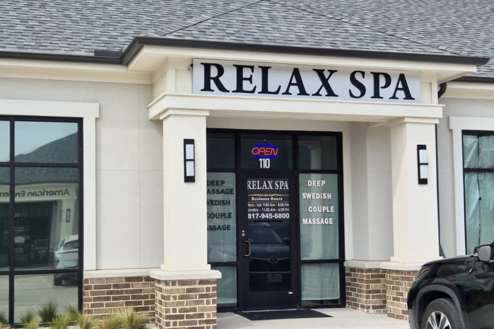Relax Spa now open, offers spa packages, massages in north Fort Worth