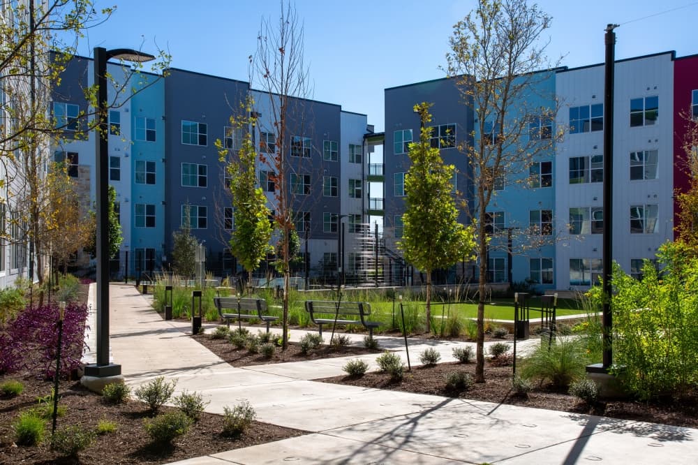 Norman Commons courtyard