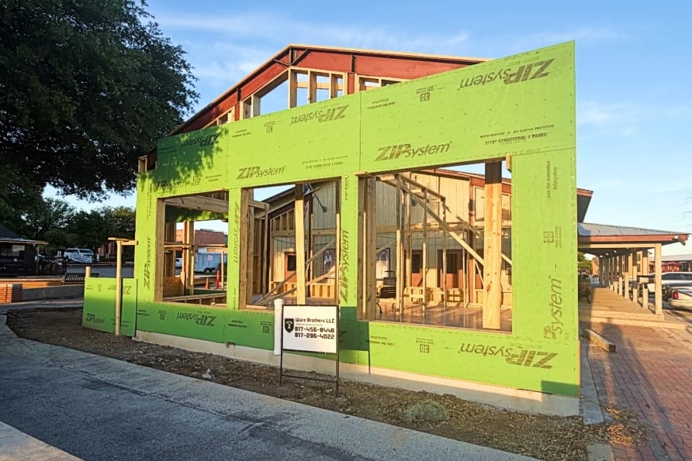construction work in Grapevine