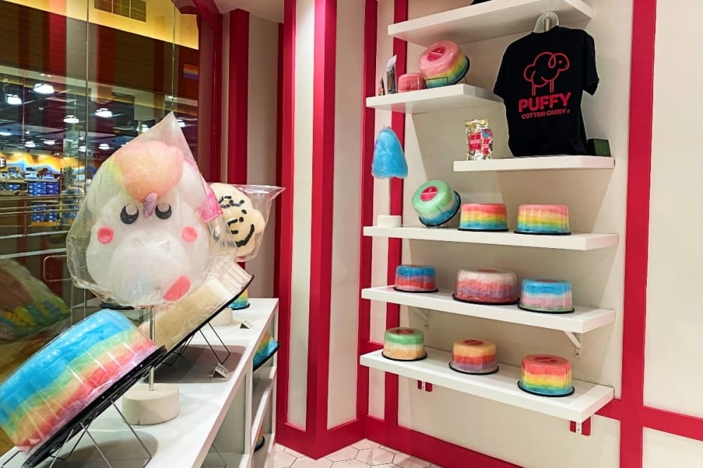 Puffy Cotton Candy serving up character-shaped treats